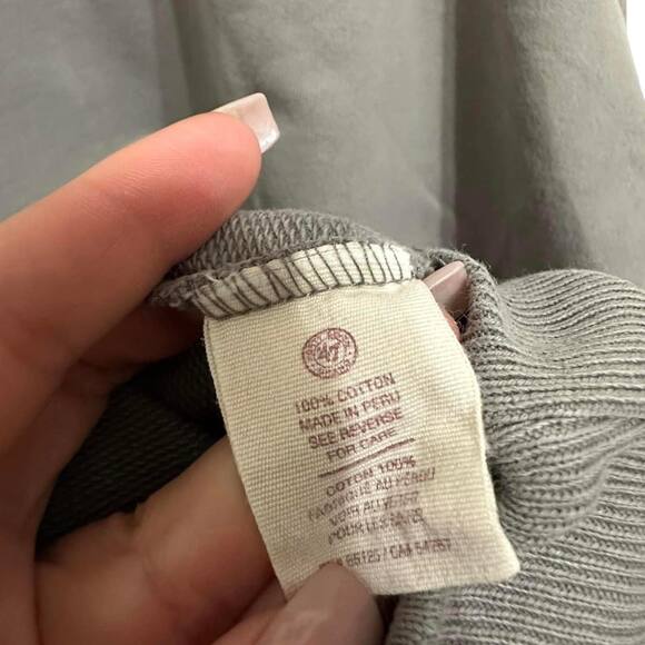 47 Brand TCU Horned Frog Quarter‎ Zip Pullover Shirt High Neck Sweater Size L - Picture 5 of 6